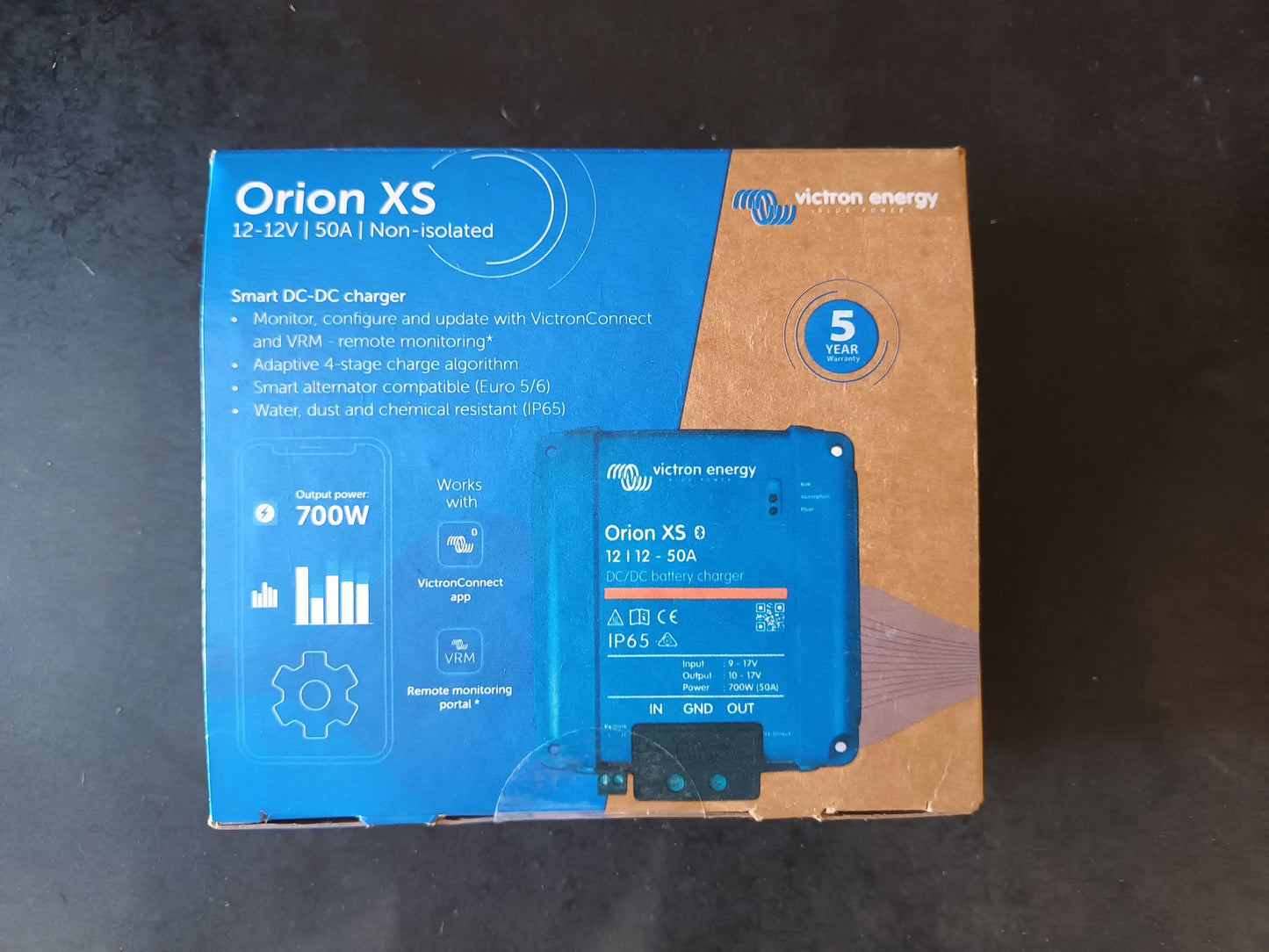Orion XS 12/12-50A DC-DC battery charger