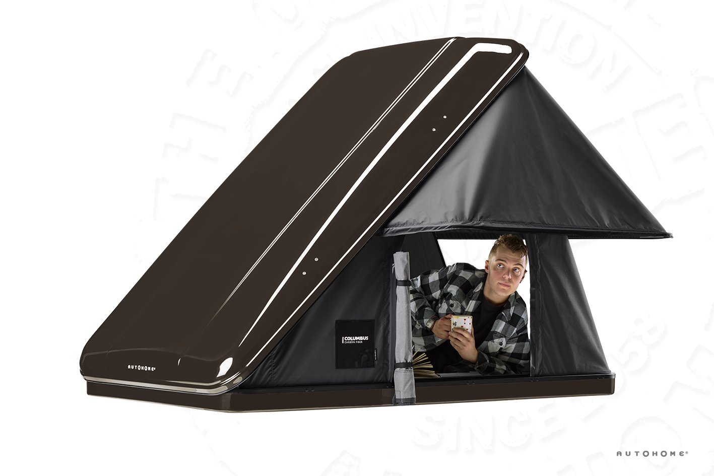 Tenda Tejadilho Autohome Columbus Carbon Fiber Avançado 2