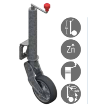 Roda jockey Fixa Automática 500kg AL-KO