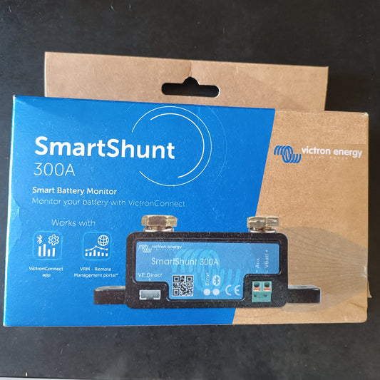 Victron SmartShunt 300A – Monitor de Bateria Inteligente com Bluetooth