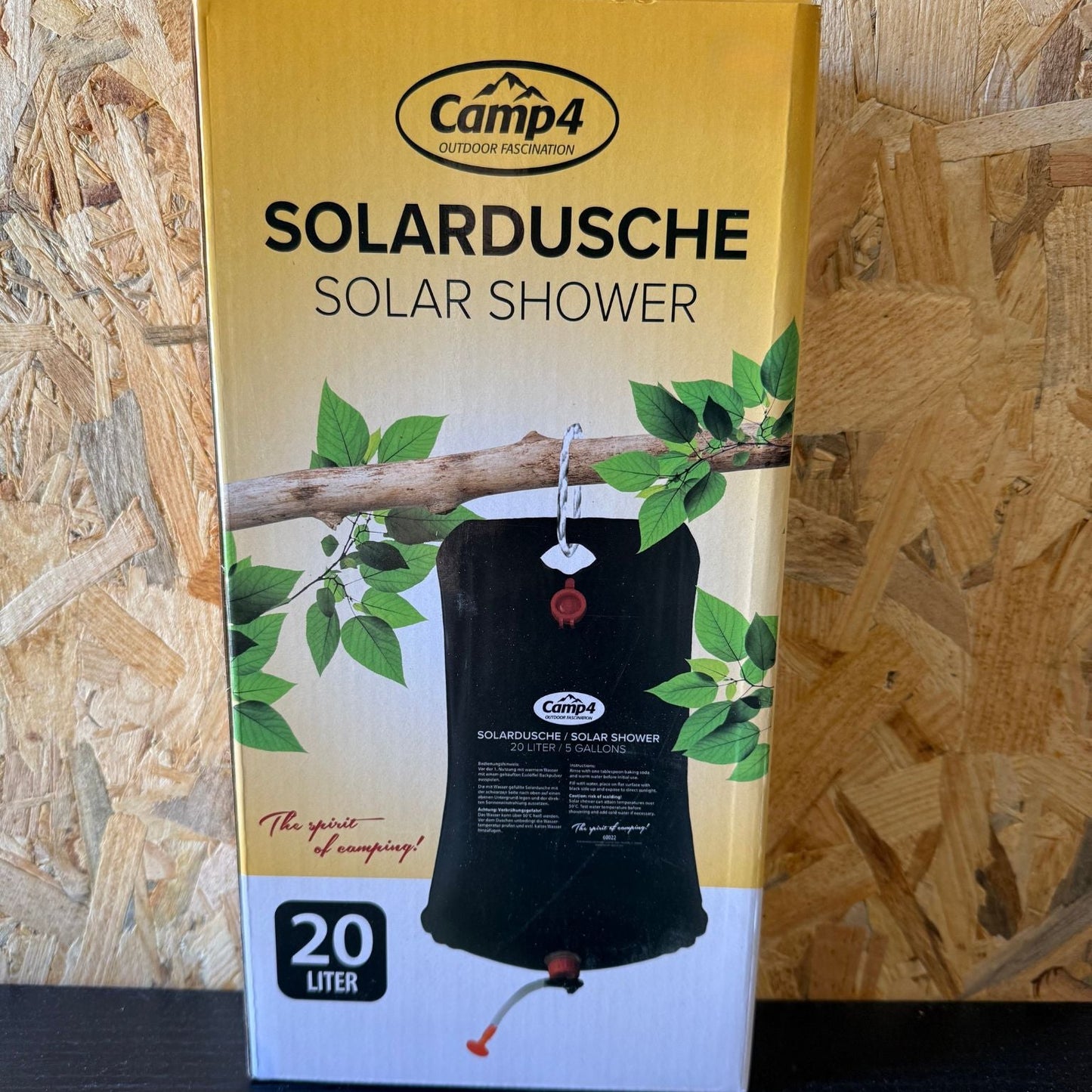 Chuveiro solar de 20L