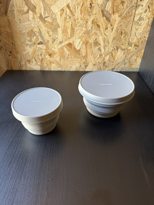 Taça de silicone colapsável