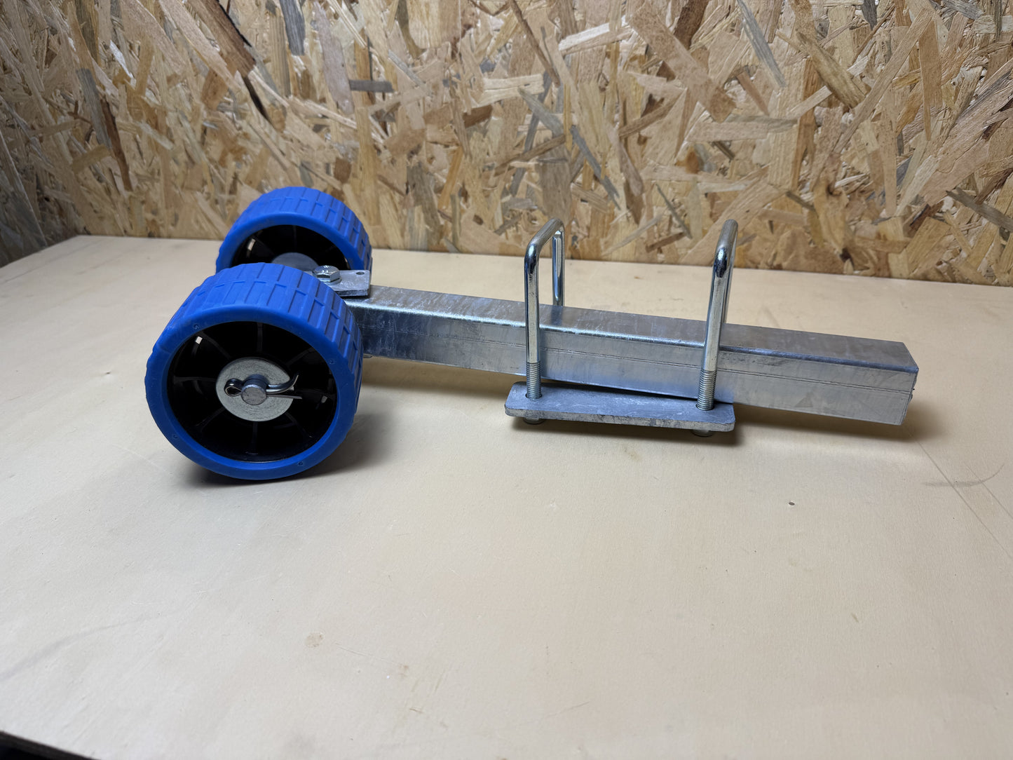 Suporte Galvanizado com Roletes 120mm