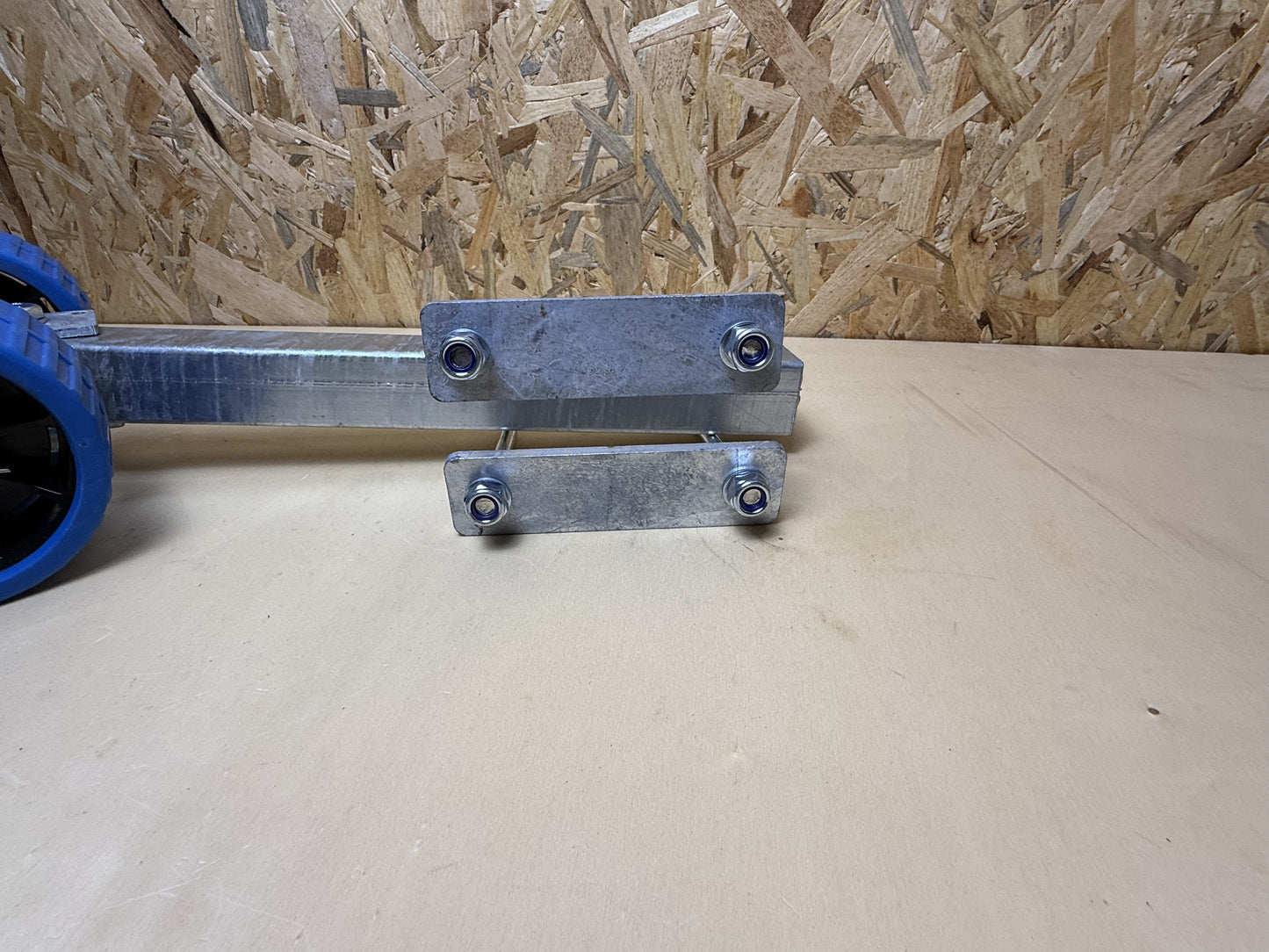 Suporte Galvanizado com Roletes 120mm