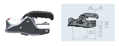 Cabeçote AL-KO 3000kg AK301